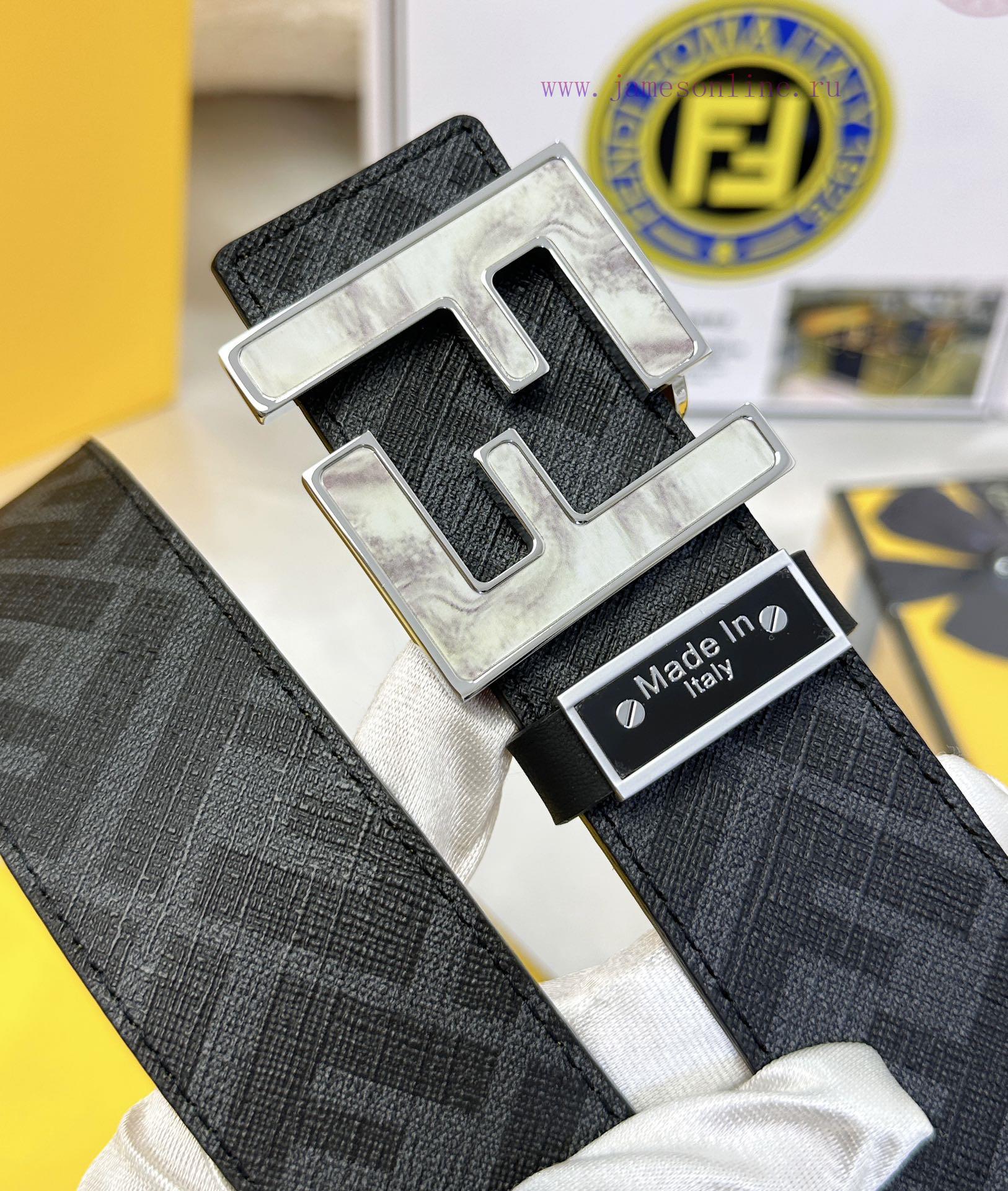 Belt FENDI Fendi ReproductionThe waistband is made of 100% cowhide, ensuring genuine leather 97yyqt5j - Image 9