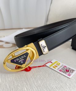 Prada PRADA Belt Automatic BeltAutomatic belt, classic pure steel material automatic buckle, ht2amwkw