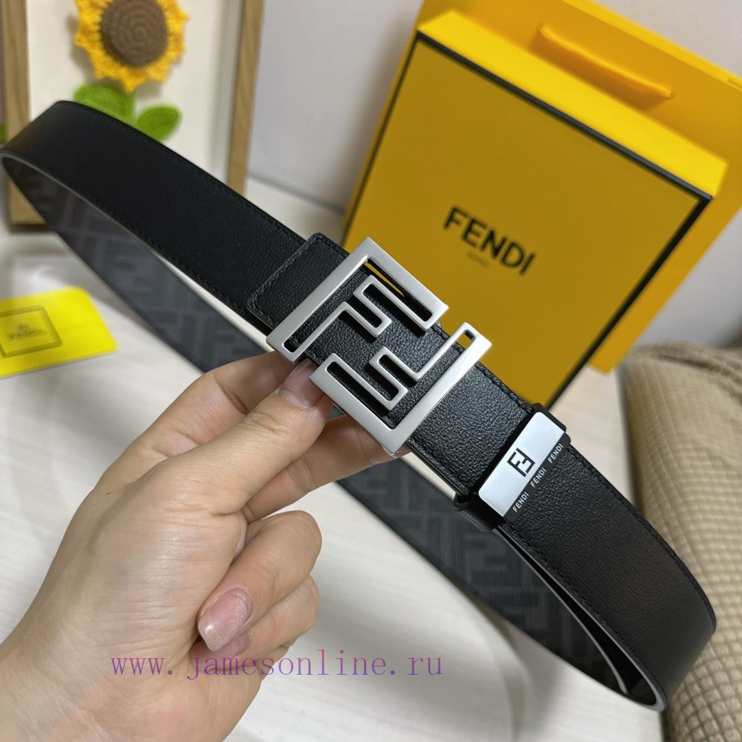 Fendi FENDIMaterial: Leather Belt with 100% Head Layer. The leather belt is guaranteed to be xzzvkxlz - Image 6
