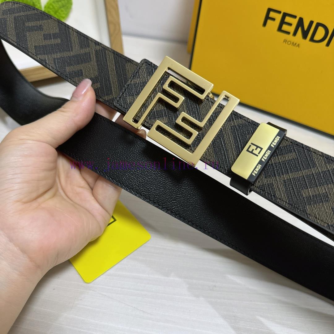 Fendi FENDIMaterial: Leather Belt with 100% Head Layer. The leather belt is guaranteed to be rj556q74 - Image 7