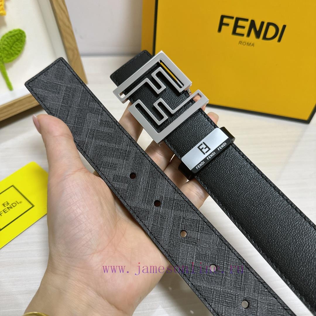 Fendi FENDIMaterial: Leather Belt with 100% Head Layer. The leather belt is guaranteed to be xzzvkxlz - Image 9