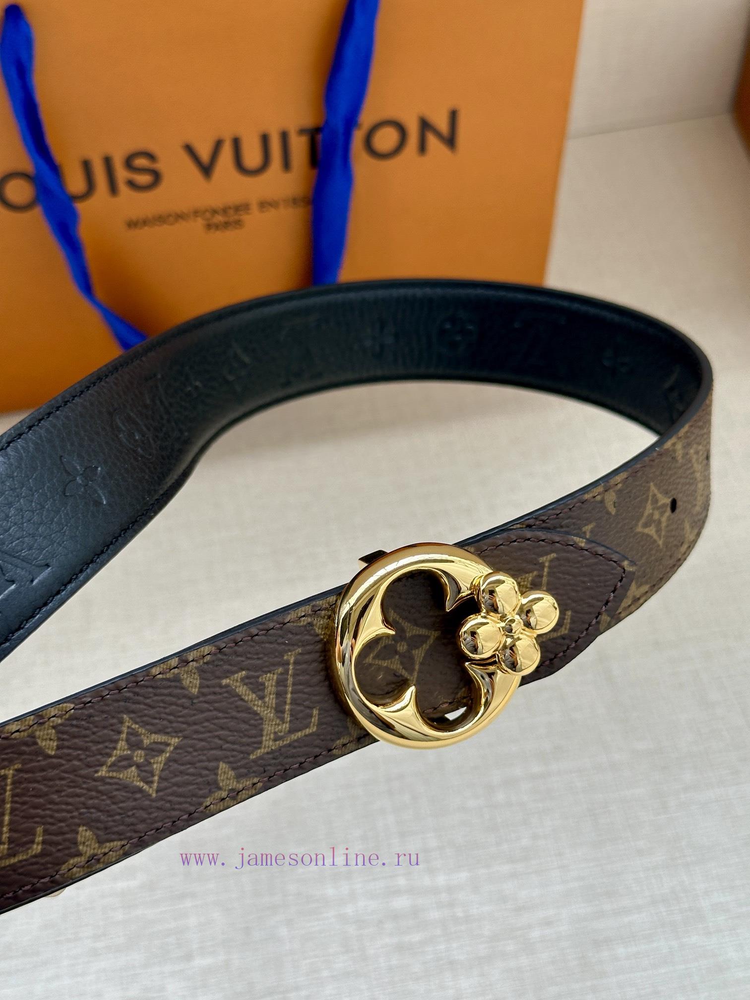 3.0-wide LV Flowergram Round double-sided belt interprets Louis Vuitton's classic elements f ztuzqxbw - Image 3