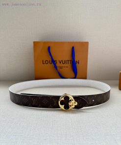 3.0-wide LV Flowergram Round double-sided belt interprets Louis Vuitton's classic elements f xf8zk650