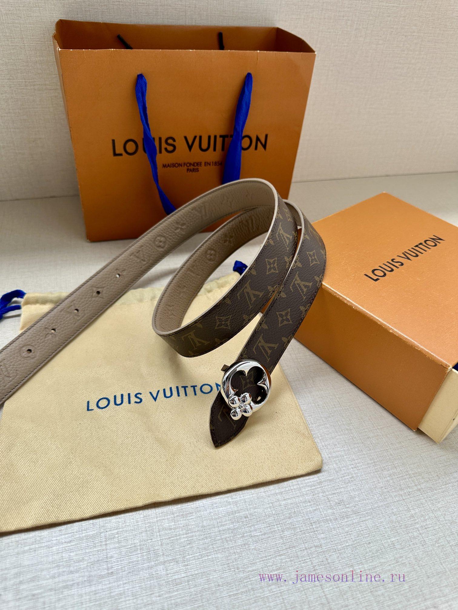 3.0-wide LV Flowergram Round double-sided belt interprets Louis Vuitton's classic elements f 9atfpqvu - Image 4