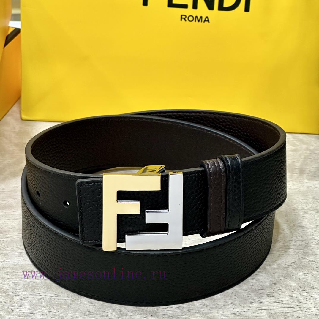 FENDL 40MM wide double-sided original calf leather with a single ruthenium palladium plated nz83yg8n - Image 6