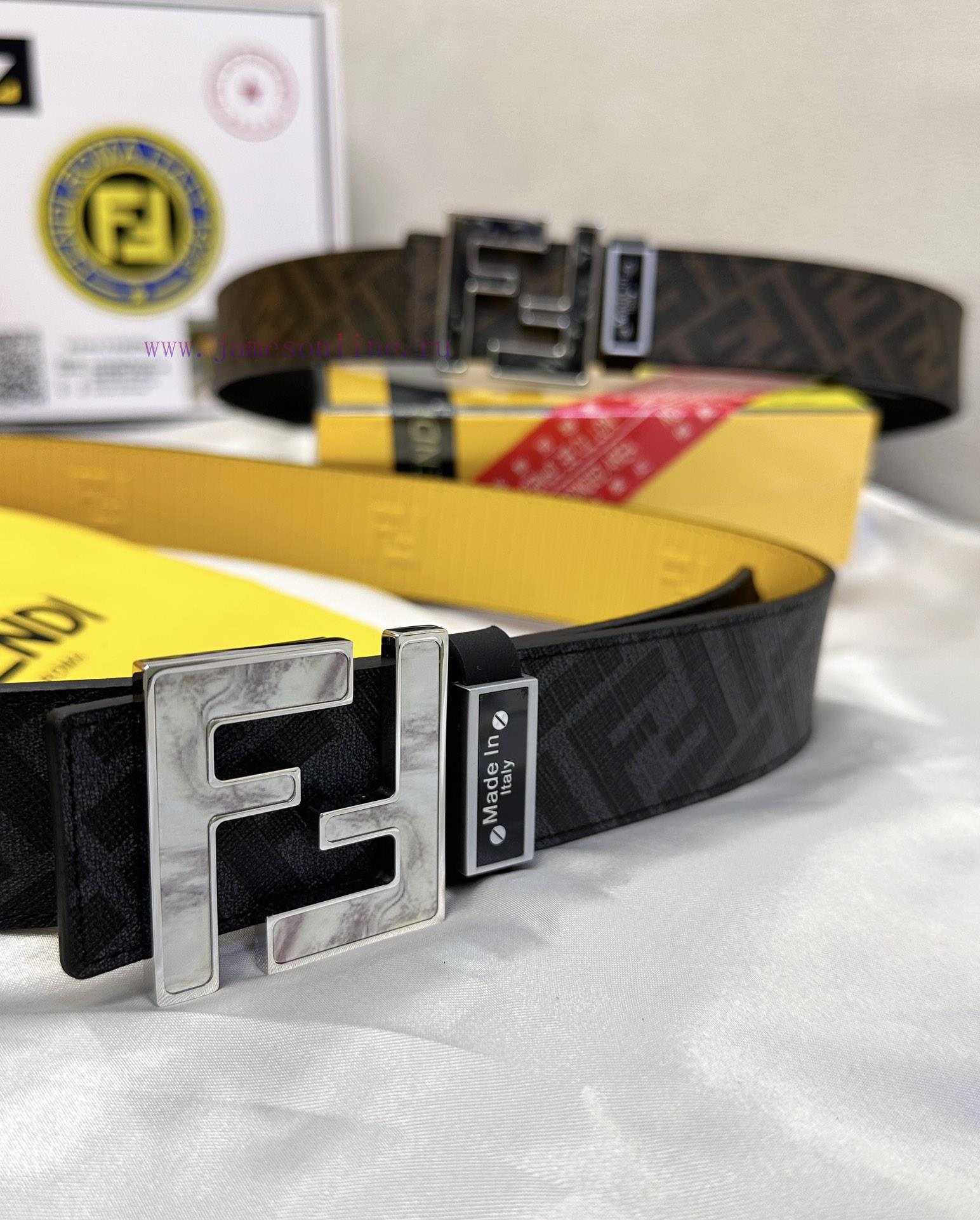 Belt FENDI Fendi ReproductionThe waistband is made of 100% cowhide, ensuring genuine leather s4dodjh7 - Image 9