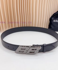 New 3.5cm Balenciaga official website, double-sided top layer cowhide material, length. 758. 8zkuhx8c