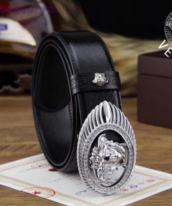 Complete setVERSACE100% dual color pure steel buckle materialThe front material of the belt q11ll61p