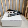 LOEWE's latest same style waist belt [Celebration] [Celebration] Plain cowhide leather belt fr0x1k6x