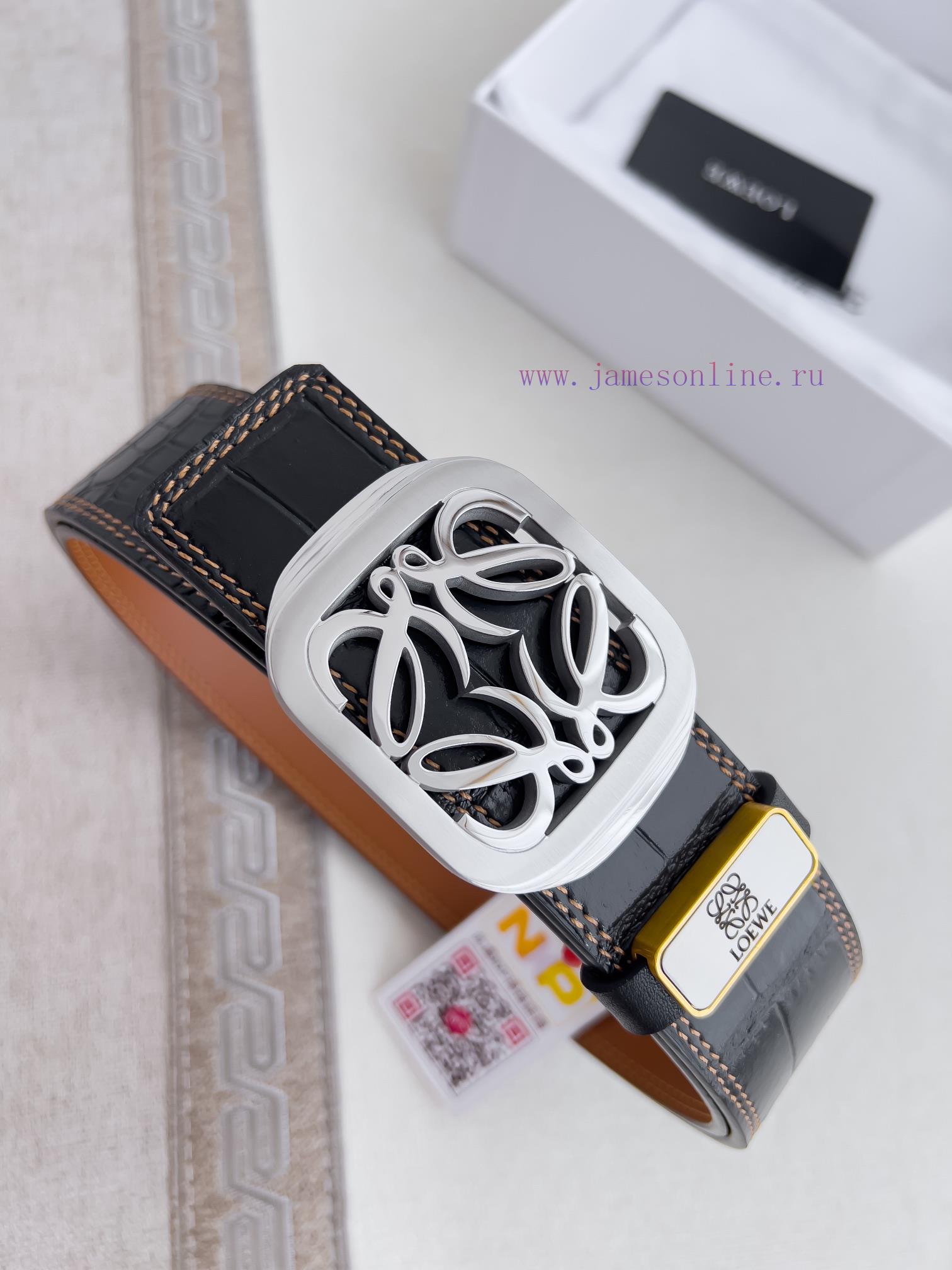 Luo Yiwei Loewe Belt ️ BeltBuckle, made of pure steel material, photographed in real lifeMat 13ck7akx - Image 3