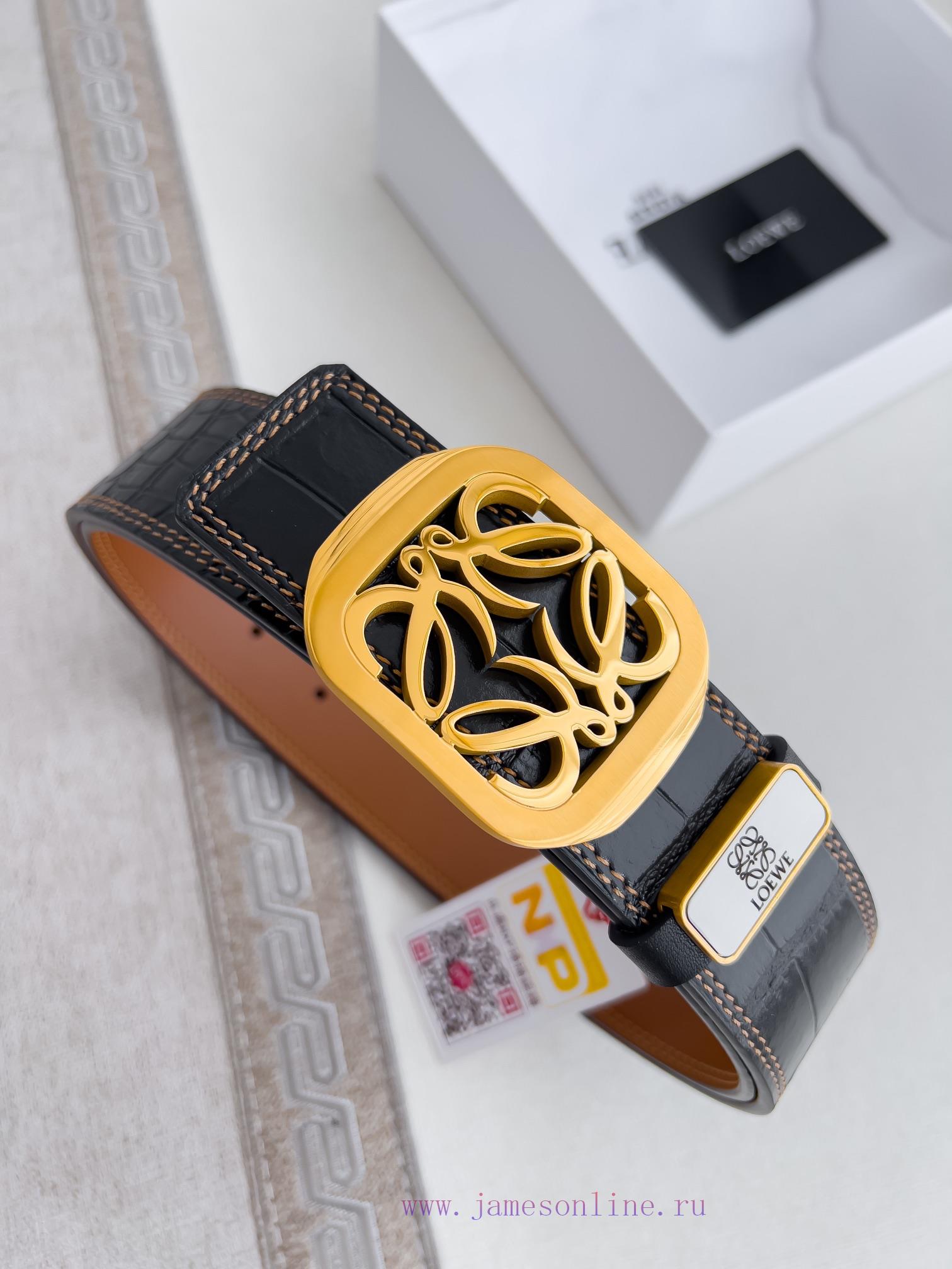 Luo Yiwei Loewe Belt ️ BeltBuckle, made of pure steel material, photographed in real lifeMat kmfir7kb - Image 3