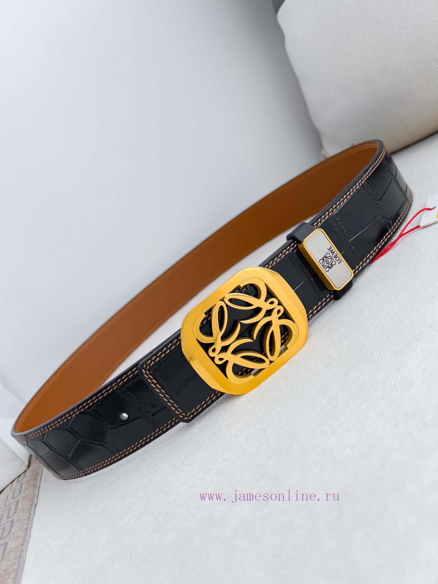 Luo Yiwei Loewe Belt ️ BeltBuckle, made of pure steel material, photographed in real lifeMat kmfir7kb - Image 4