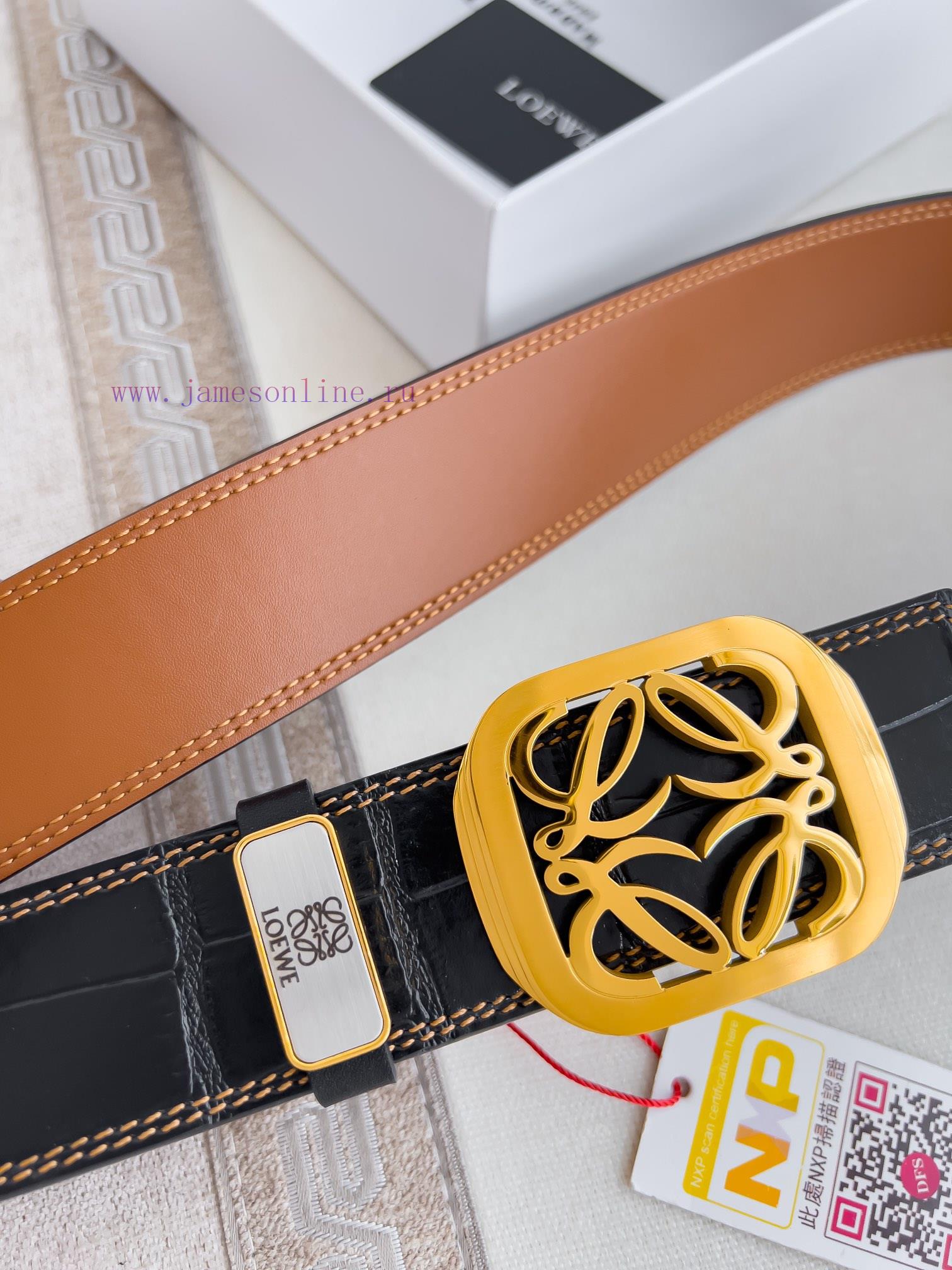 Luo Yiwei Loewe Belt ️ BeltBuckle, made of pure steel material, photographed in real lifeMat kmfir7kb - Image 5