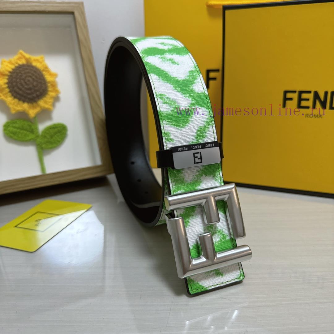 Fendi FENDIMaterial: Leather Belt with 100% Head Layer. The leather belt is guaranteed to be mpaaps9d - Image 2