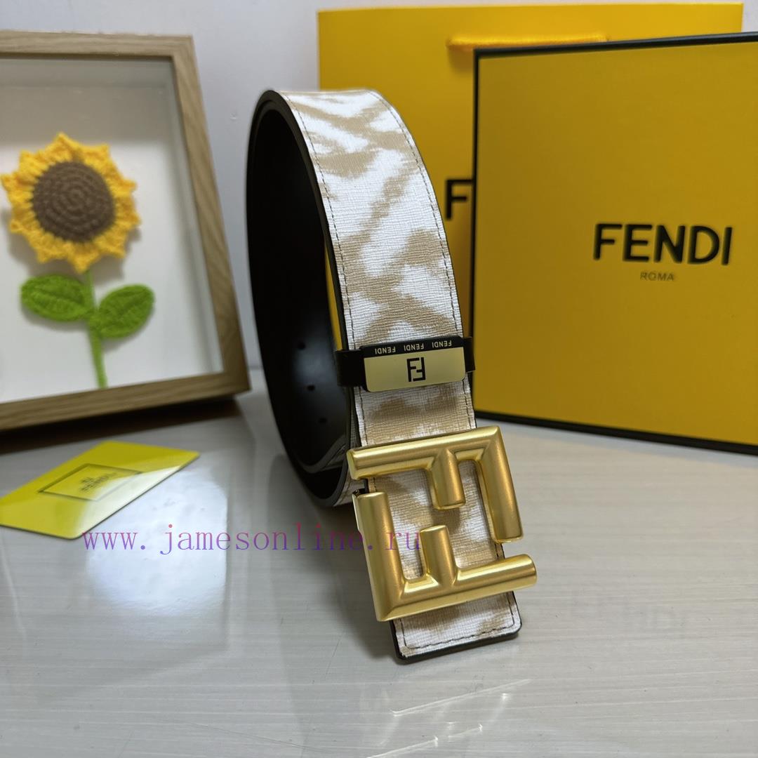 Fendi FENDIMaterial: Leather Belt with 100% Head Layer. The leather belt is guaranteed to be z93p6i9a - Image 2