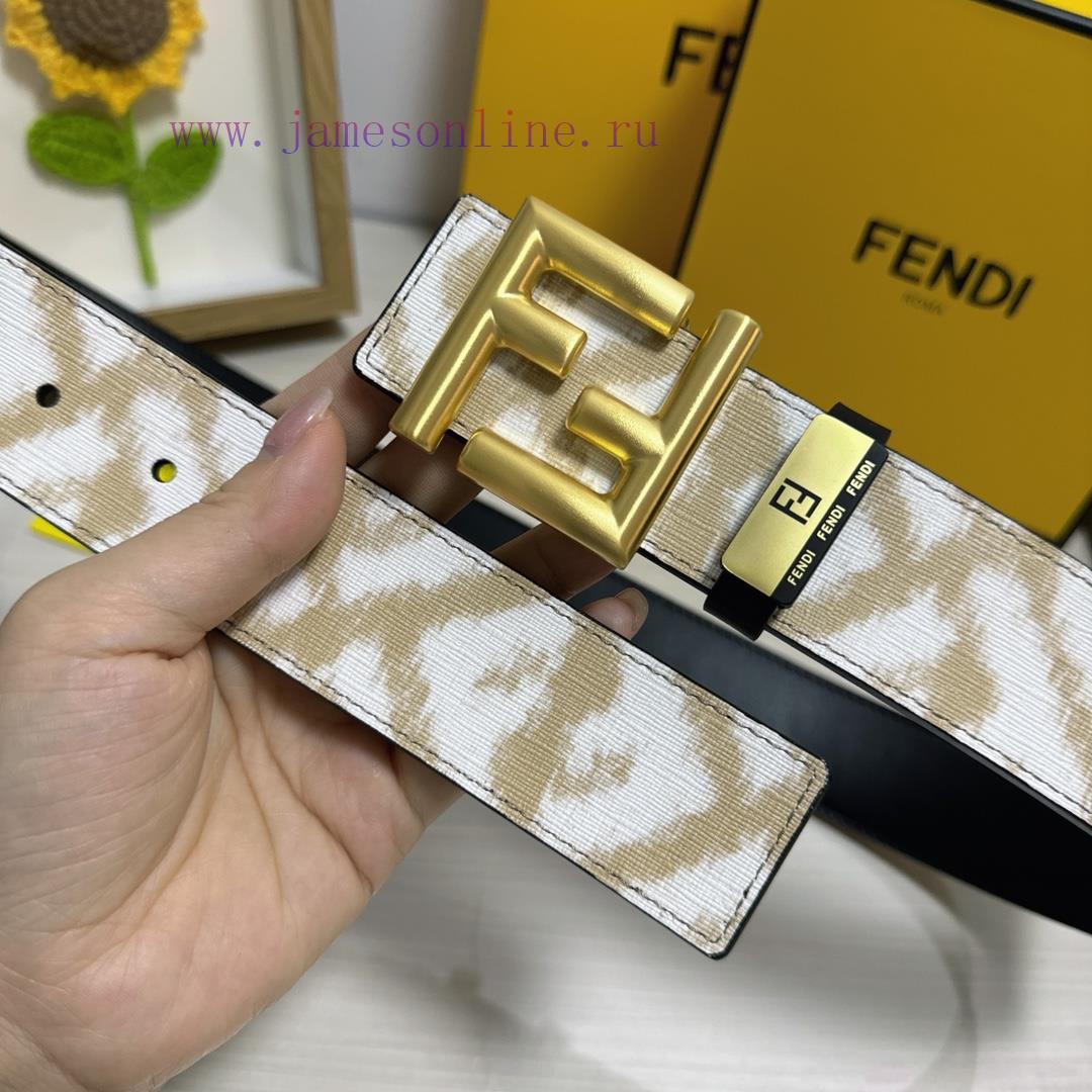 Fendi FENDIMaterial: Leather Belt with 100% Head Layer. The leather belt is guaranteed to be z93p6i9a - Image 4