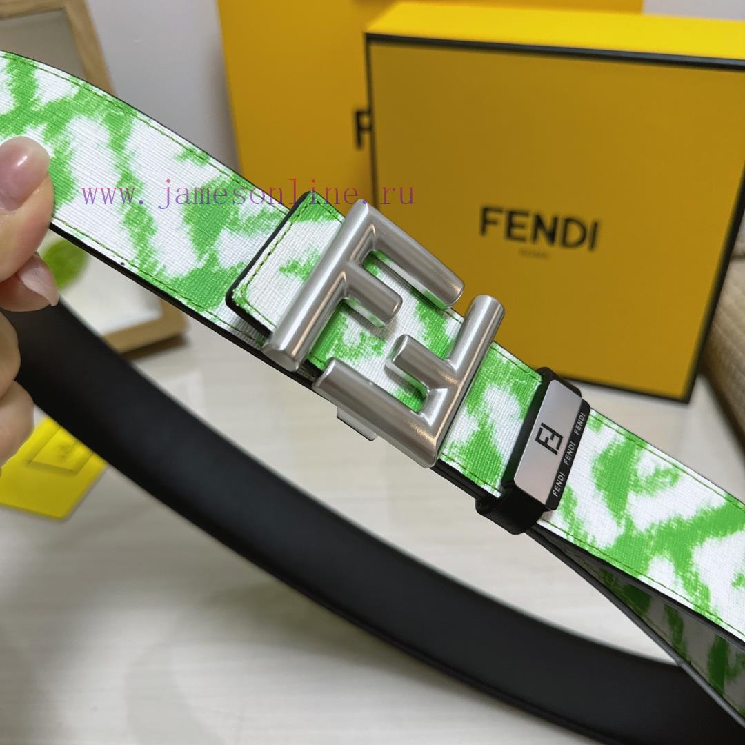 Fendi FENDIMaterial: Leather Belt with 100% Head Layer. The leather belt is guaranteed to be mpaaps9d - Image 8