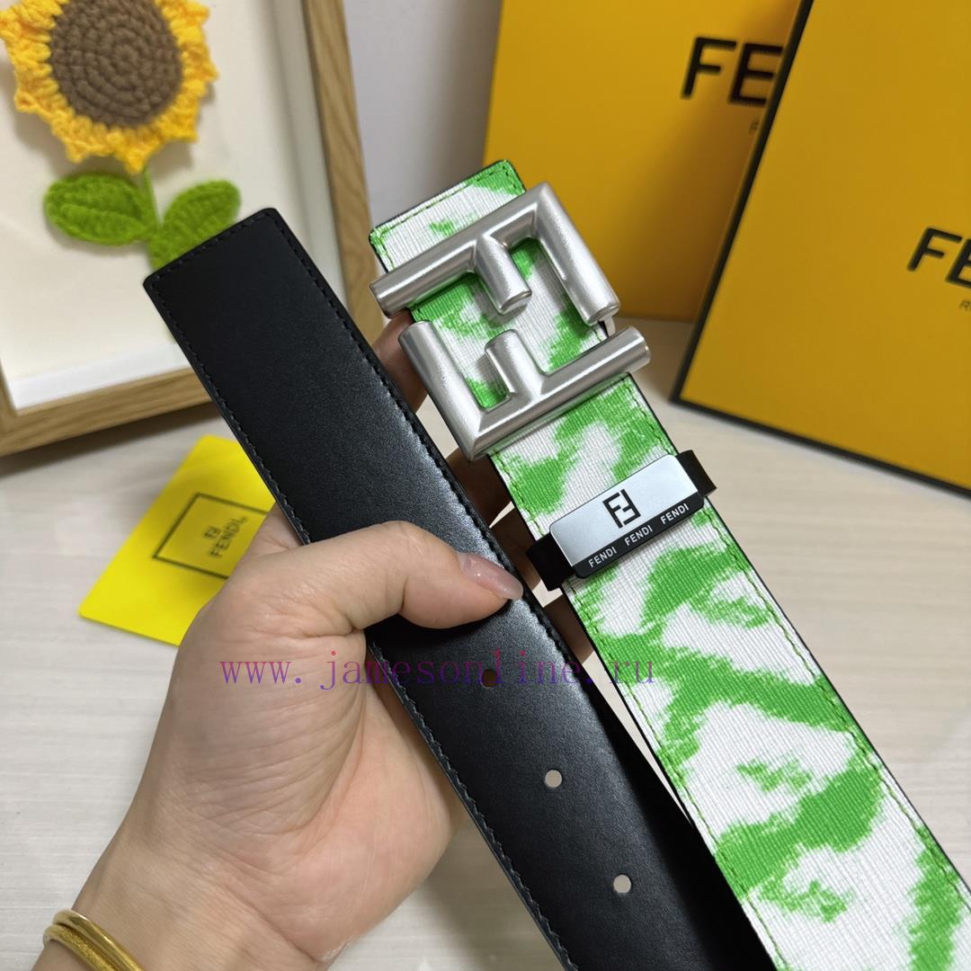 Fendi FENDIMaterial: Leather Belt with 100% Head Layer. The leather belt is guaranteed to be mpaaps9d - Image 9