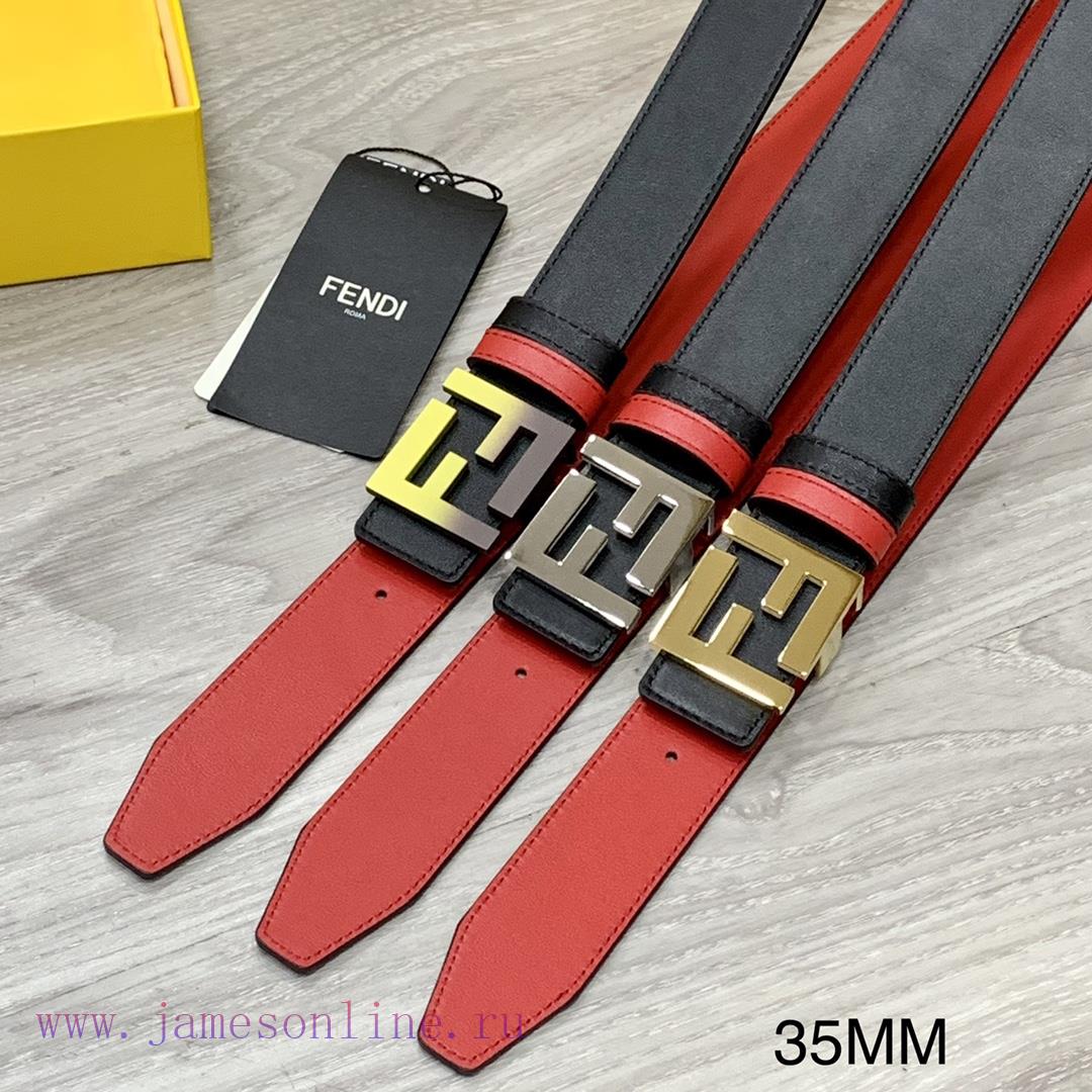 FENDL 35MM wide double-sided original calf leather with a single ruthenium palladium plated 5ch632ev - Image 10