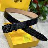 FENDL 40MM wide double-sided original calf leather with a single ruthenium palladium plated 1gpjqbo1