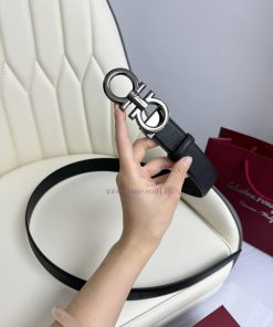 Ferragamo. FerragamoFull width 3.5cm high-end customized men's belt double-sided imported co rqzxa06r