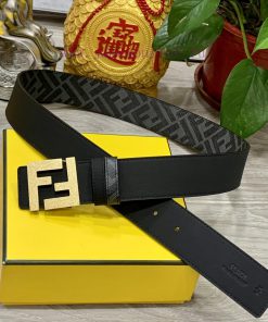FENDI style with width of 4.0CM, double ring front and back waist belt, FF nail buckle, dual 8a4vfndx