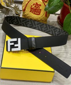 FENDI style with width of 4.0CM, double ring front and back waist belt, FF nail buckle, dual dfft8lg6