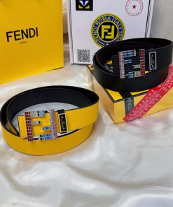 Belt FENDI Fendi ReproductionThe waistband is made of 100% head layer cowhide, ensuring genu ejik9d6c