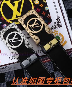 Men's belt LV Louis Deng ️Men's leather belt is made of 100% head layer cowhide, ensuring th d062pqj7