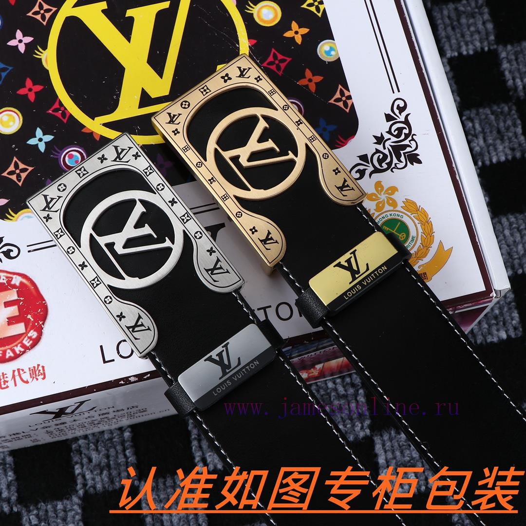 Men's belt LV Louis Deng ️Men's leather belt is made of 100% head layer cowhide, ensuring th q14nhhe2 - Image 10