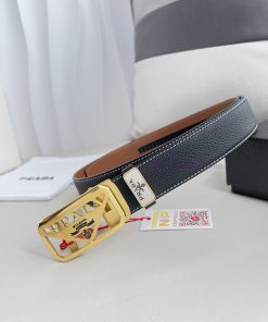 Prada. Prada Belt Automatic BeltAutomatic belt, classic pure steel material automatic buckle ahqozulb