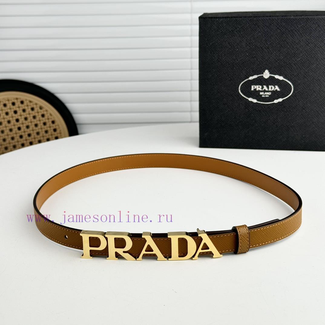 🧡 PRADA's magnificent leather belt exudes a simple yet exquisite elegance. The classic let hgh3ivow - Image 2