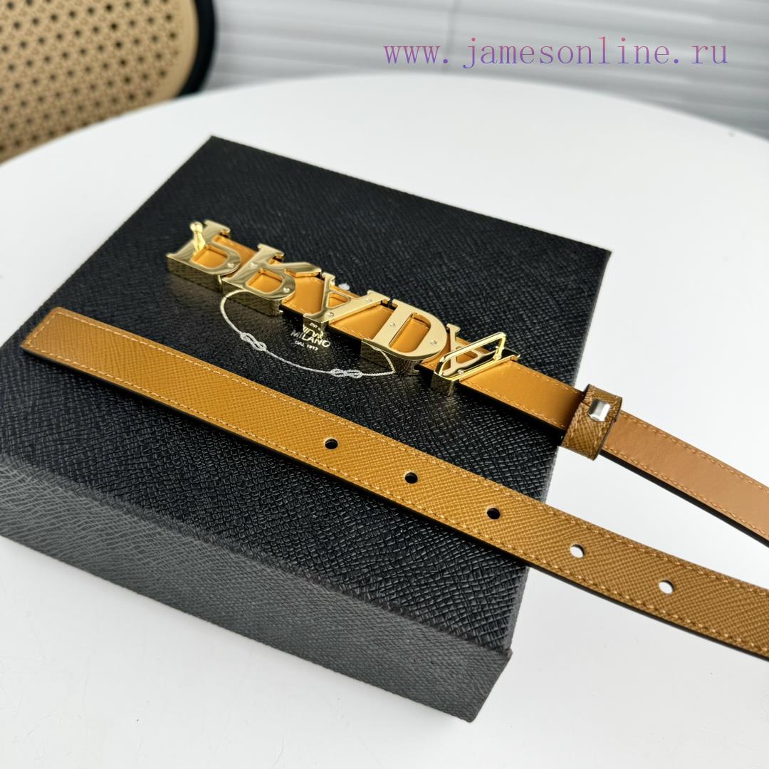 🧡 PRADA's magnificent leather belt exudes a simple yet exquisite elegance. The classic let hgh3ivow - Image 6