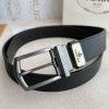 Prada PRADA ️ Belt and beltNeedle buckle, original classic boutique rotating needle buckle, oewlb8mu