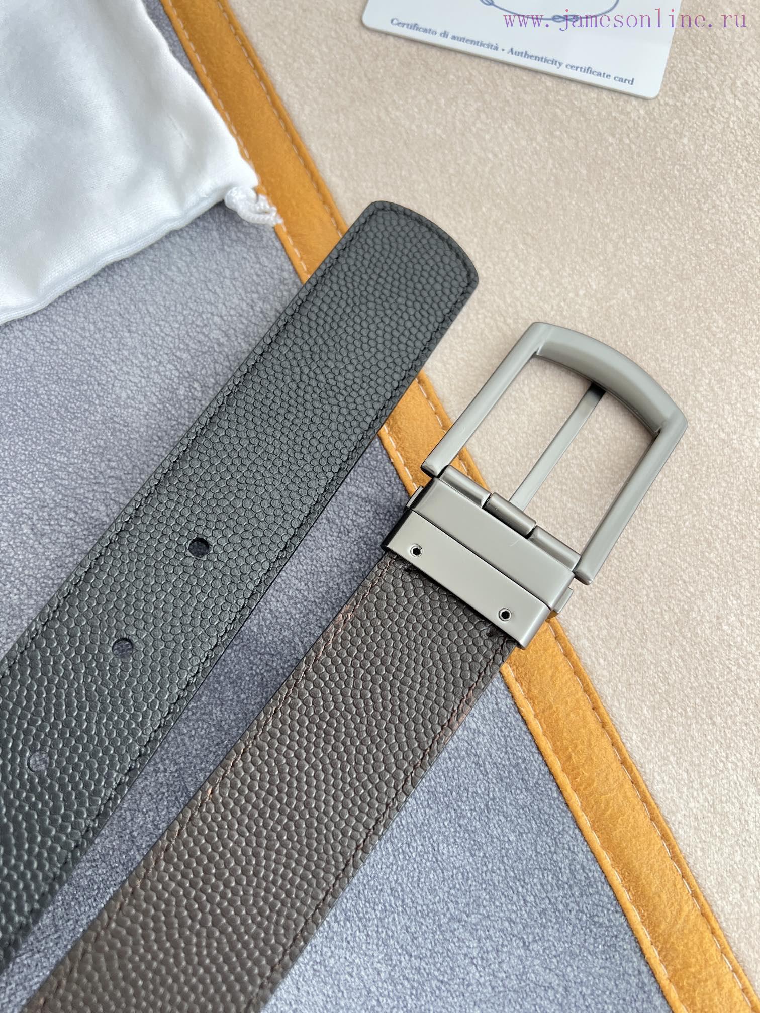 Prada PRADA ️ Belt and beltNeedle buckle, original classic boutique rotating needle buckle, yrzpzluz - Image 9