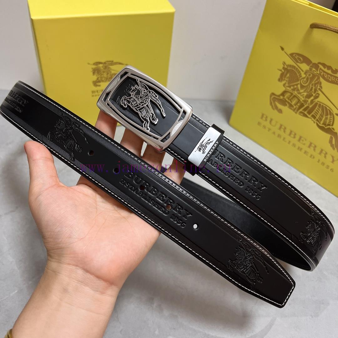 BurberryMaterial: Leather Belt with 100% Head Layer. The leather belt is guaranteed to be ge oshjydju - Image 3