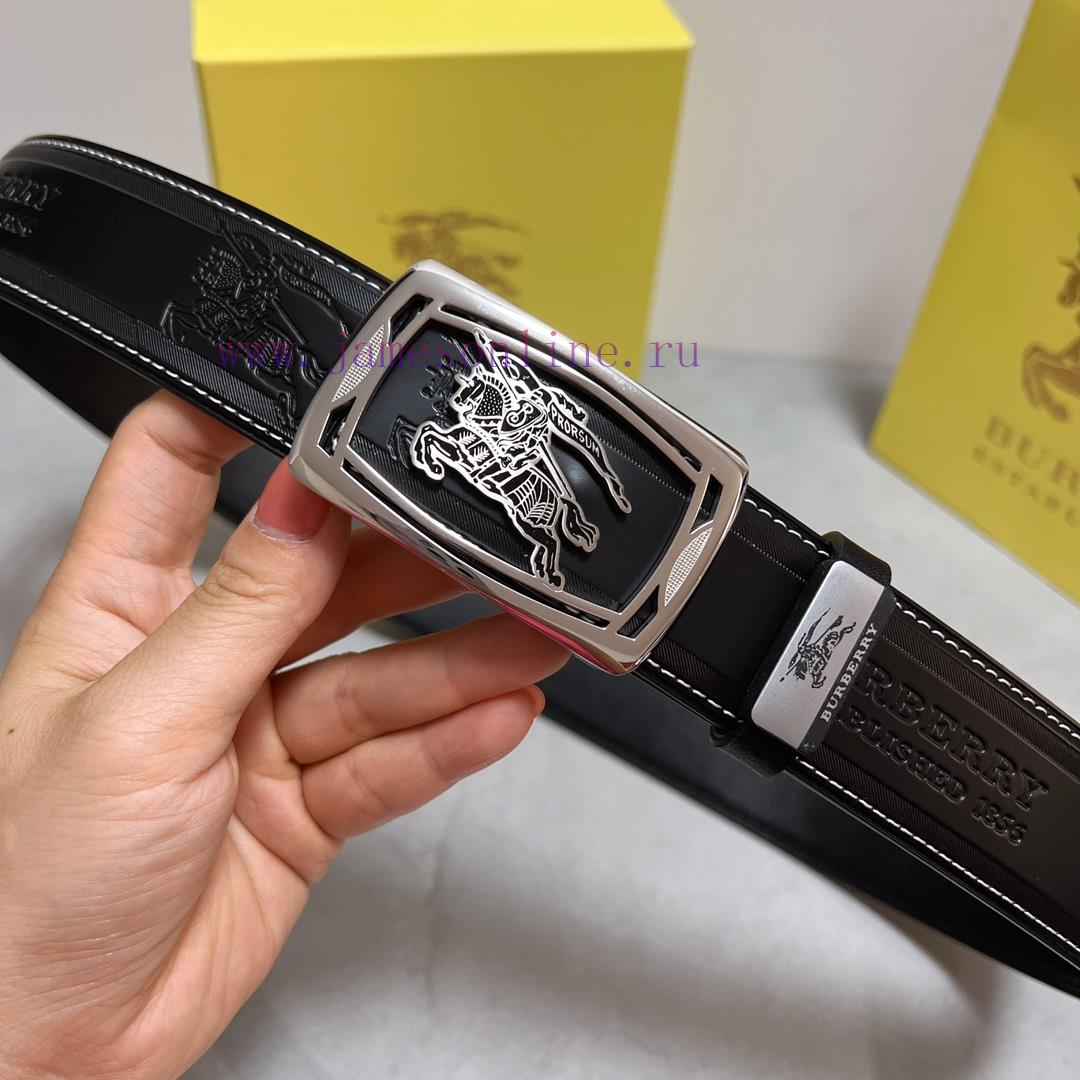 BurberryMaterial: Leather Belt with 100% Head Layer. The leather belt is guaranteed to be ge oshjydju - Image 5