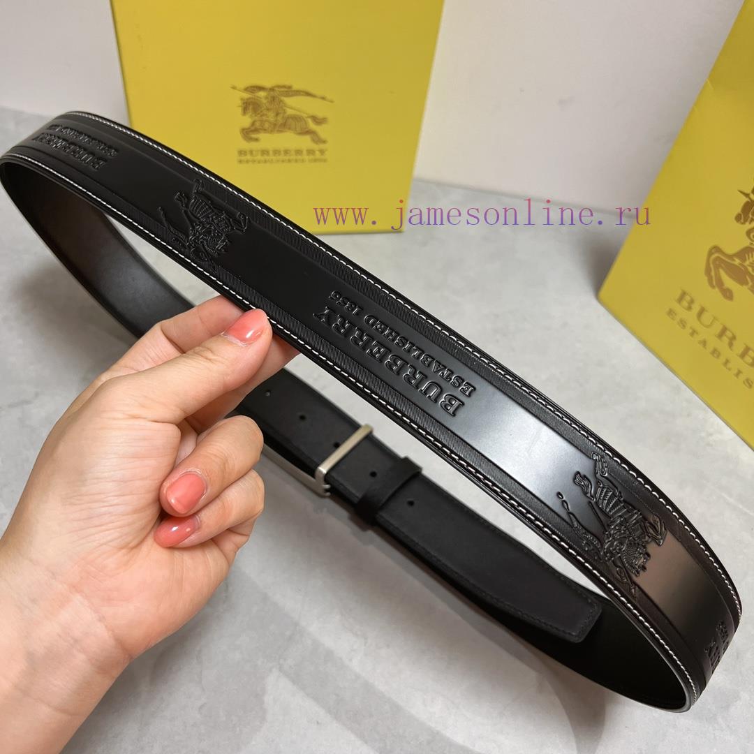 BurberryMaterial: Leather Belt with 100% Head Layer. The leather belt is guaranteed to be ge oshjydju - Image 8