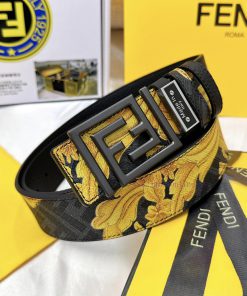 Belt FENDI Fendi ReproductionThe waistband is made of 100% cowhide, ensuring a double-layer qajrvksf