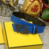 FENDI style with width of 4.0CM, double ring front and back waist belt, FF nail buckle, dual qbykvyn3
