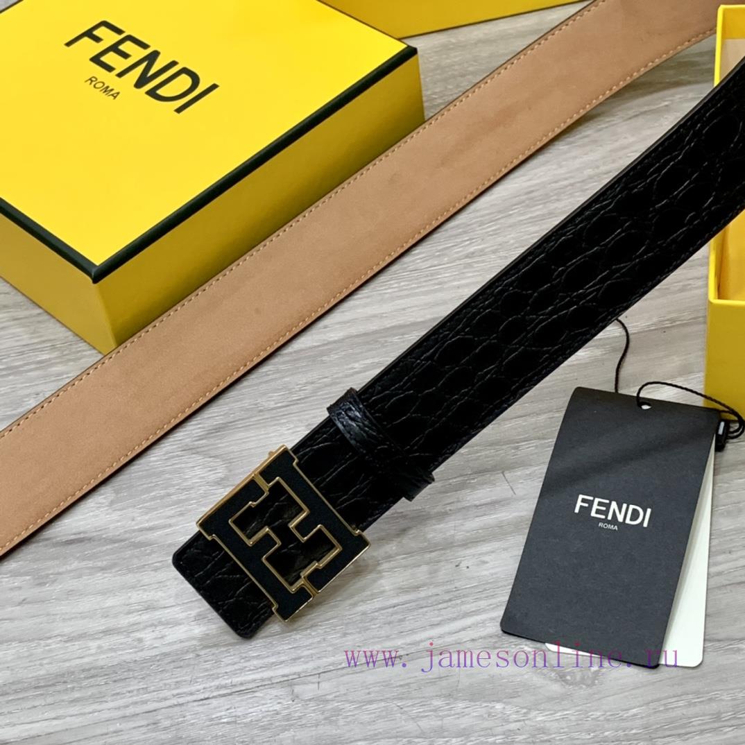 Comes with a complete gift boxFENDL 40MM wide double-sided original calf leather with a sing f0ndy7sd - Image 3
