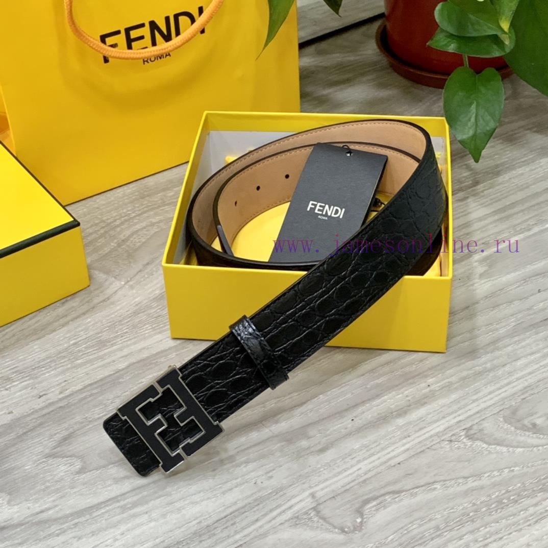 Comes with a complete gift boxFENDL 40MM wide double-sided original calf leather with a sing 87xpydfp - Image 2