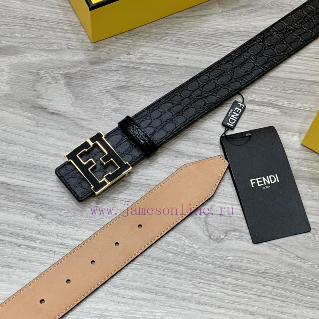 Comes with a complete gift boxFENDL 40MM wide double-sided original calf leather with a sing f0ndy7sd - Image 4