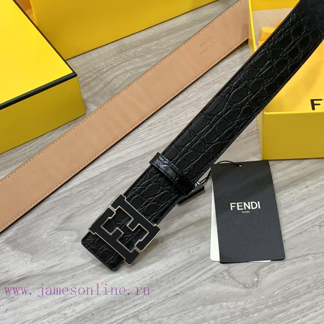 Comes with a complete gift boxFENDL 40MM wide double-sided original calf leather with a sing 87xpydfp - Image 3