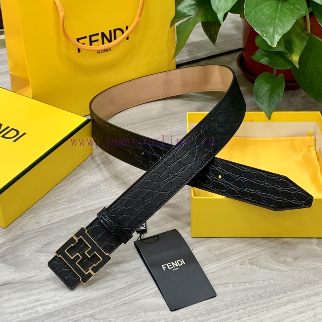 Comes with a complete gift boxFENDL 40MM wide double-sided original calf leather with a sing f0ndy7sd - Image 5