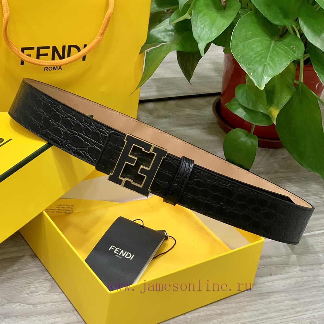 Comes with a complete gift boxFENDL 40MM wide double-sided original calf leather with a sing f0ndy7sd - Image 7