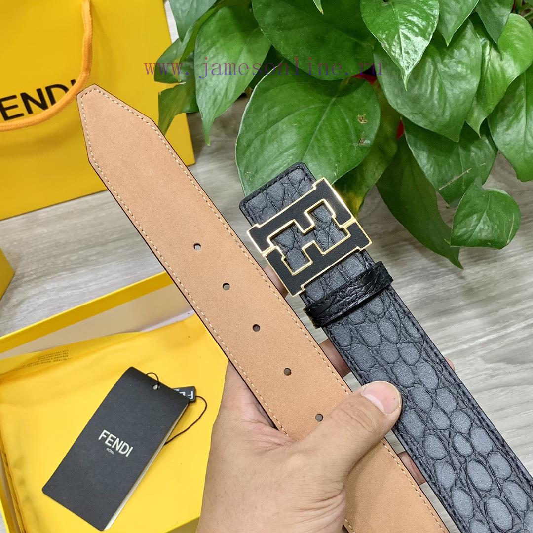 Comes with a complete gift boxFENDL 40MM wide double-sided original calf leather with a sing f0ndy7sd - Image 9