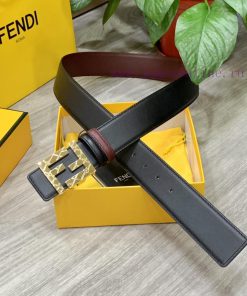 Comes with a complete gift boxFENDL 40MM wide double-sided original calf leather with a sing z1tau794