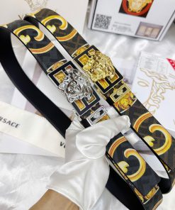 Belt Versace Versace Top RemakeThe waistband is made of 100% head layer cowhide, ensuring ge pnq7nx7s