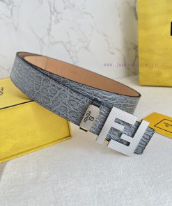 Fendi FENDI ️ Belt and beltBuckle, original classic pure copper boutique letter buckle, phot f1yy0gcm